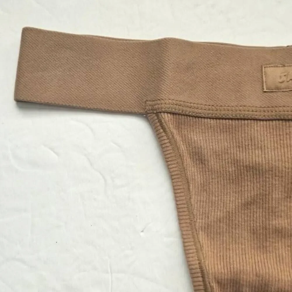 SKIMS COTTON RIBBED‎ PANTY NWT